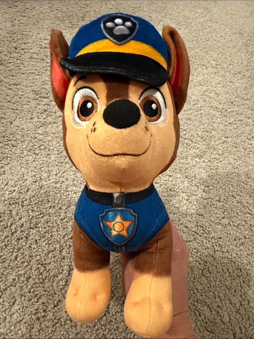 Paw Patrol Chase Plush - Brown, Blue & Yellow Pup